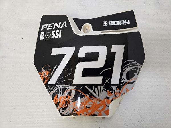 START NUMBER PLATE WHITE 2016 (KTM SXF250 2017) 7900800700028